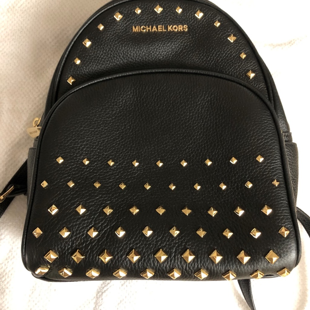 michael kors studded backpack